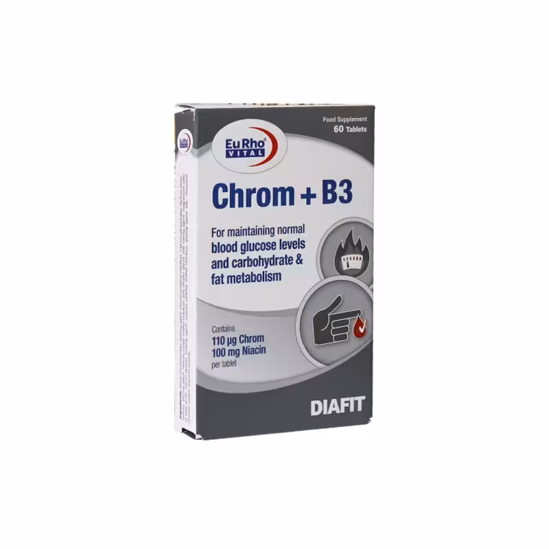 کروم پلاس ب 3 یوروویتال قرص 60عددی