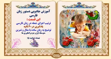 ترتیب اجزای جمله در زبان فارسی