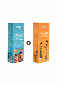 پک روغن ماهی و شربت مولتی ویتامین کودکان Vitago