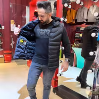 پافر وارداتی اورجینال داخل تمام خز سایز بزرگ