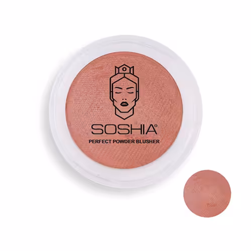 رژگونه سوشیا Soshia با رنگ‌های طبیعی و ماندگار