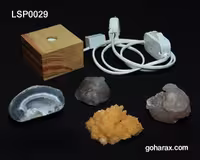 چراغ یوگا سنگ های کوارتز عقیق کلسیت