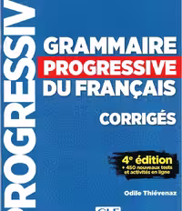 کتاب گرامر پروگرسیو فرانسه Grammaire Progressive Du Francais A2 B1 - Intermediaire - 4ed  Corriges CD