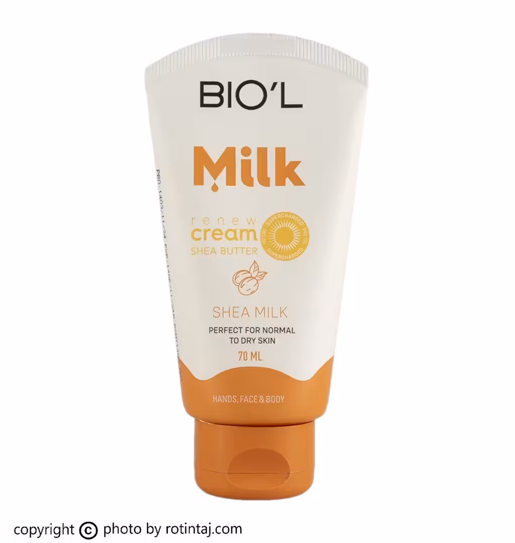 کرم مرطوب کننده Shea milk بیول 70 میلی