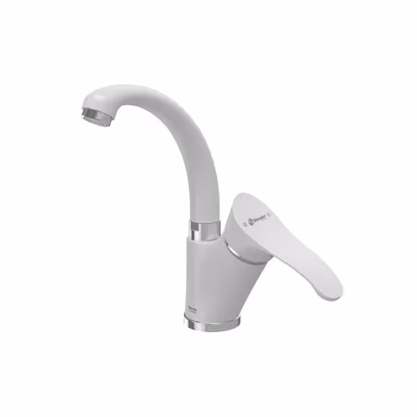 شیر روشویی زدرا شودر مدل لرد متحرک سفید کروم