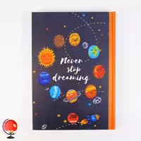 دفتر مشق 200 برگ طرح منظومه جلد سخت آپادانا