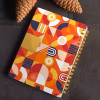 دفتر یادداشت طرح هندسی