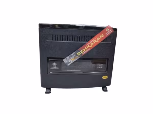 بخاری گازی بهکاران مدل مرجان 15000 مشکی