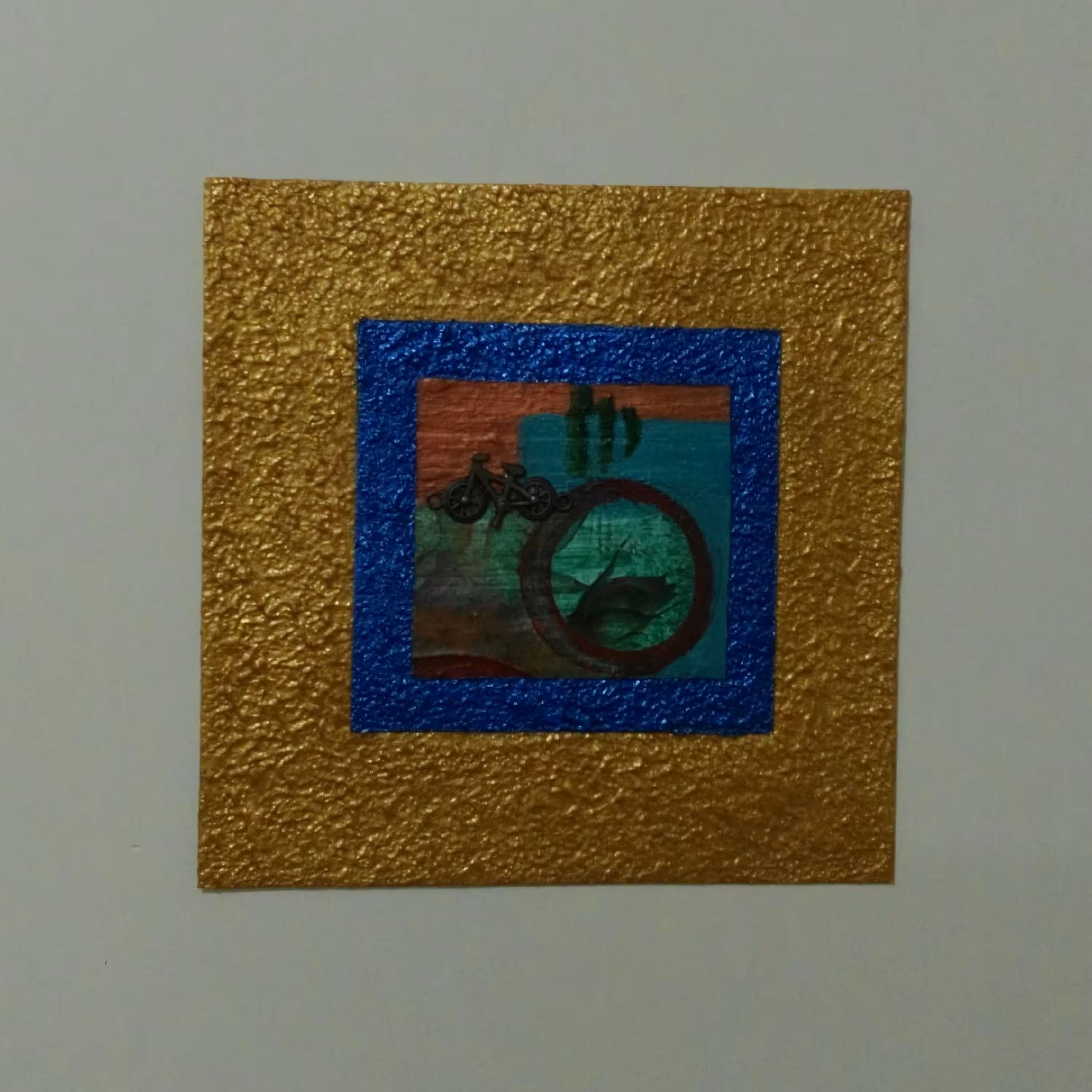 دوخت هنری ،تابلو  نقاشی کوچک کد47