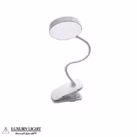 چراغ مطالعه شارژی مدل مولتی 3 حالته گیره ای طرح لمسی کد QG-0003