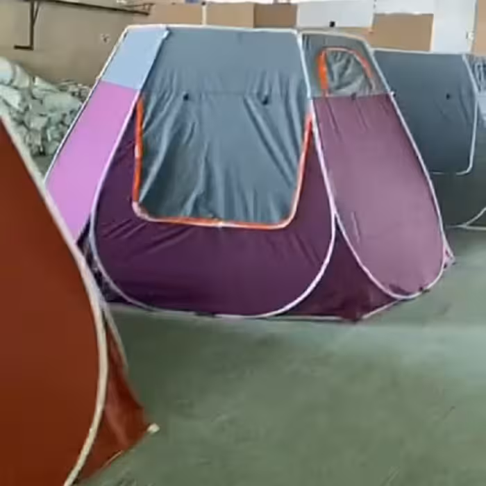 چادر مسافرتی 18 نفره ضد آب شش ضلعی سایه بان دار جنس برنو برزنتی