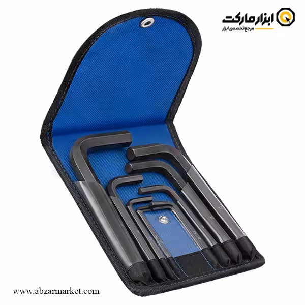 ست آچار آلن شش گوش نووا کوتاه 10 عددی مدل 1148