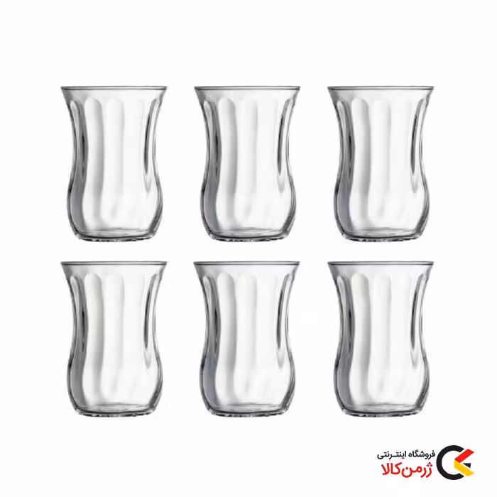 استکان کریستال برند پاشاباغچه ترک بسته 6 عددی شیک و ساده
