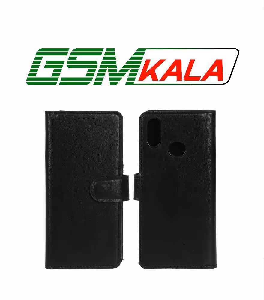 کیف موبایل چرمی مگنتی محافظ لنزدار Samsung Galaxy A10s - مشکی