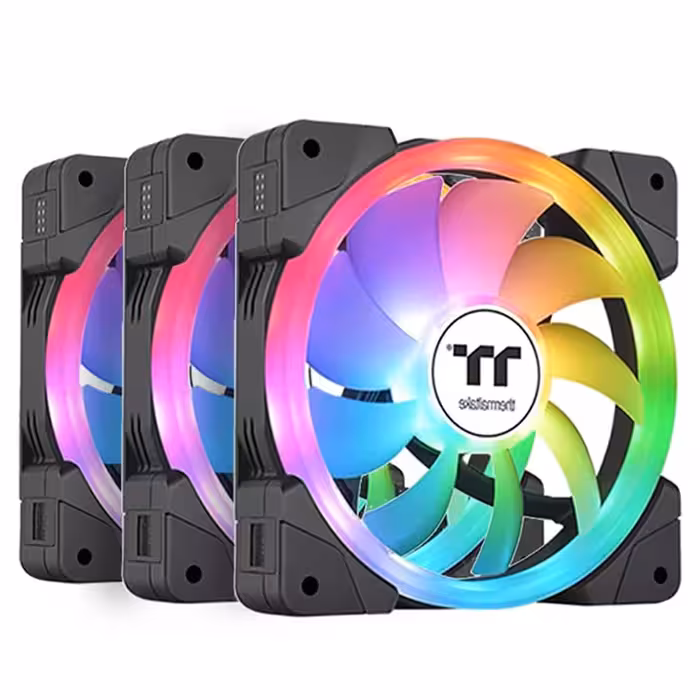 قیمت و خرید فن خنک کننده کیس ترمالتیک مدل SWAFAN EX12 Black RGB TT Premium Edition | یاس ارتباط