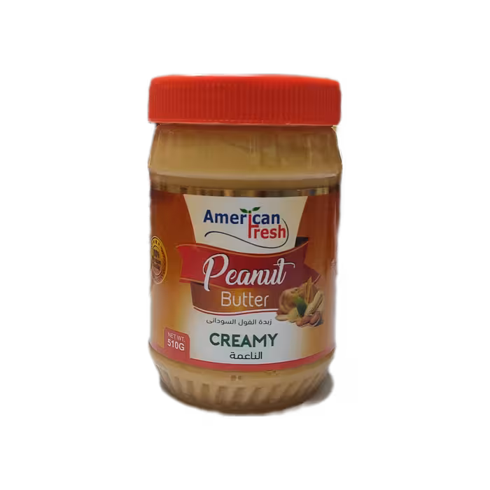 کره بادام زمینی کرمی امریکن فرش 510 گرم