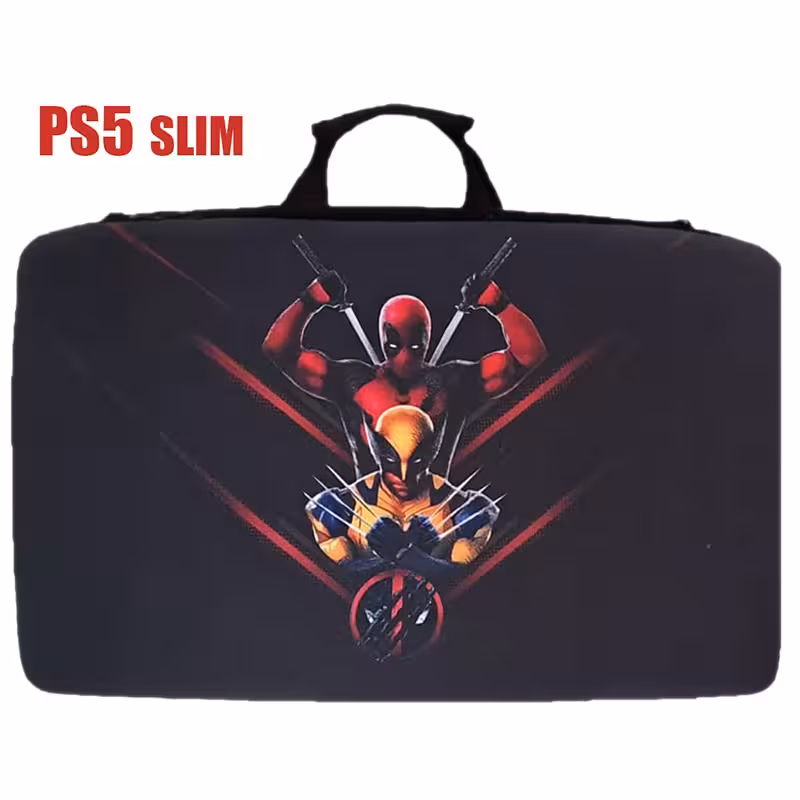 کیف حمل کنسول PS5 اسلیم طرح deadpool