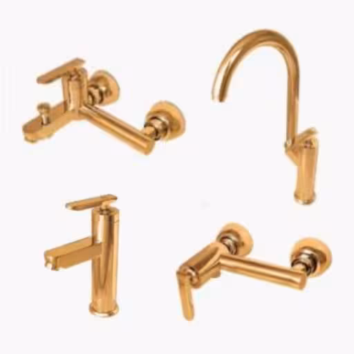 ست شیرالات شیبه مدل روژان طلایی (ارسال رایگان)