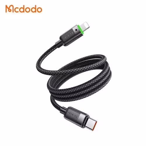 کابل تایپ سی به لایتننیگ با بدنه مگنتی مک دودو Mcdodo Magnetic Self Winding CA-2010