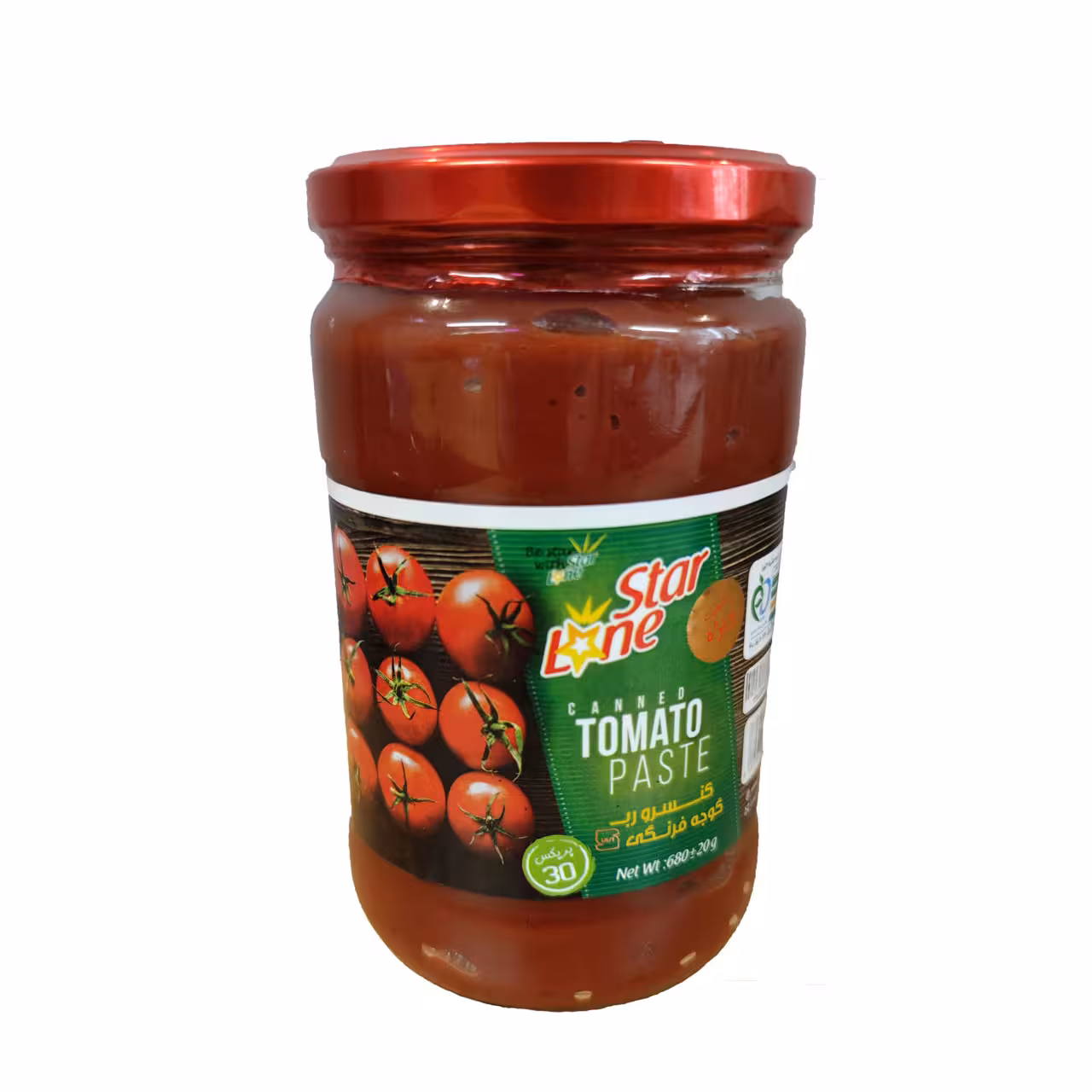 رب گوجه فرنگی شیشه ای لاون استار 680 گرمی