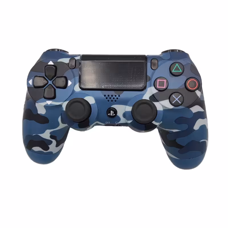 دسته بازی PS4 مدل DualShock 4 چریکی آبی