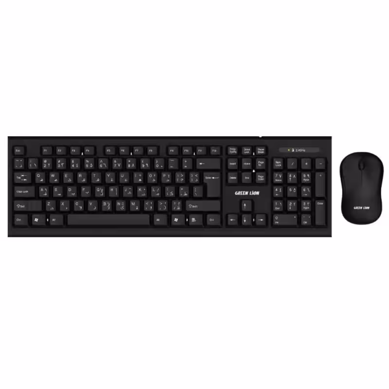 کیبورد و ماوس بی سیم گرین لاین (Green Wireless) مدل GNWS24GKEYM