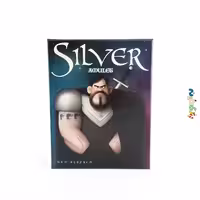 بازی فکری سیلور silver  تعداد نفرات 2 الی 4 شرکت گیم باز  به همراه 14 کارت افزونه نسخه پرومو