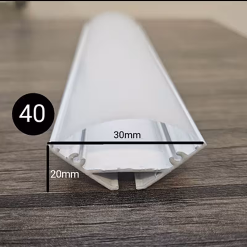 لاینر نوری توکار 3 سانتی متری کد 40 رنگ نور فول کالر