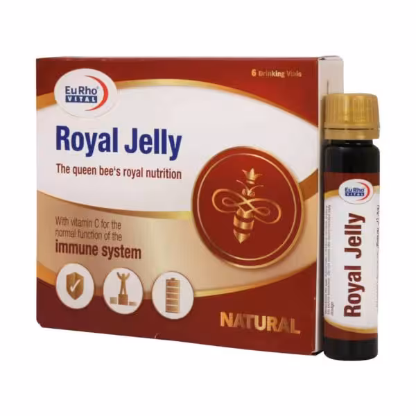 ویال خوراکی رویال ژلی یوروویتال 6 عددی