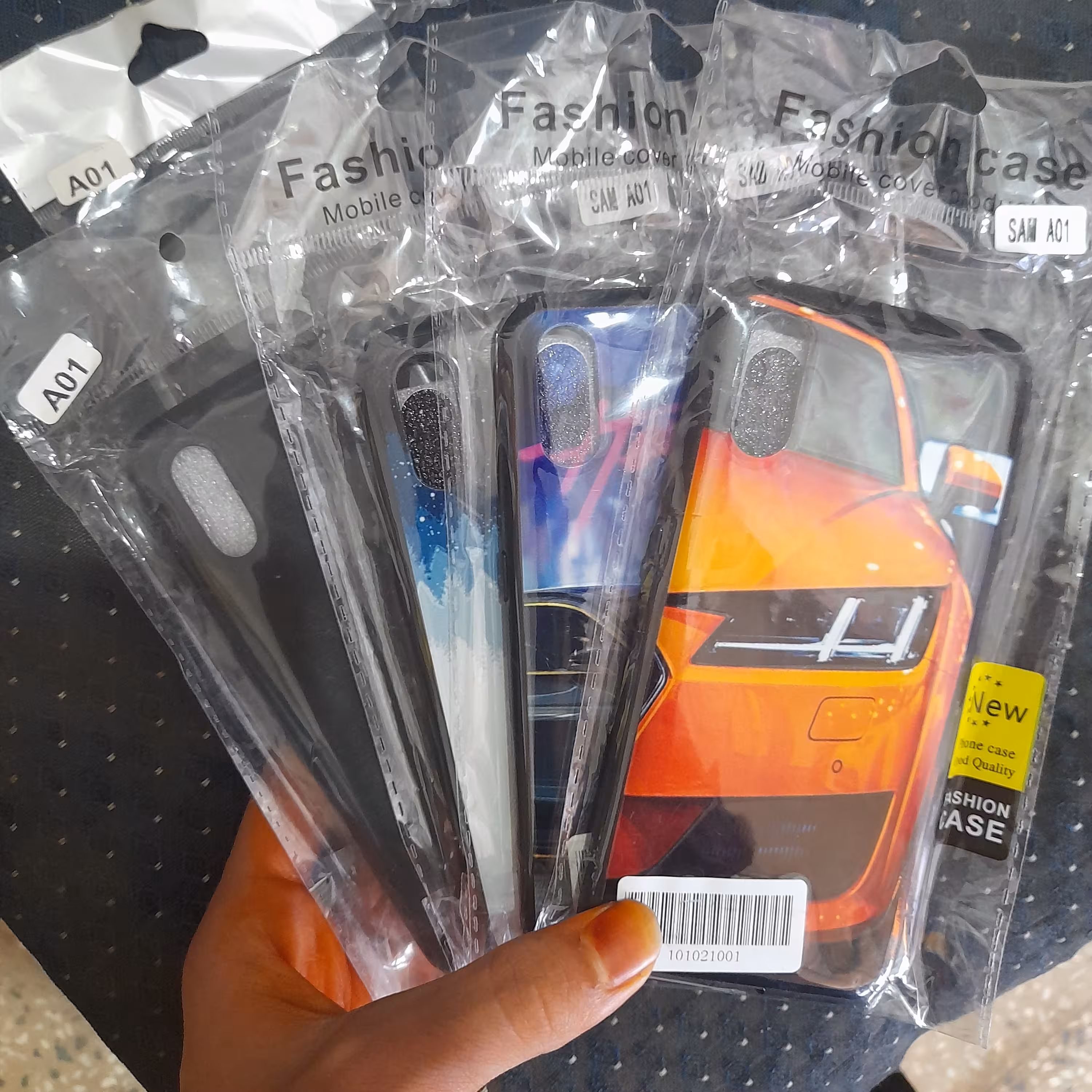 کاور طرح دار گوشی موبایل A01