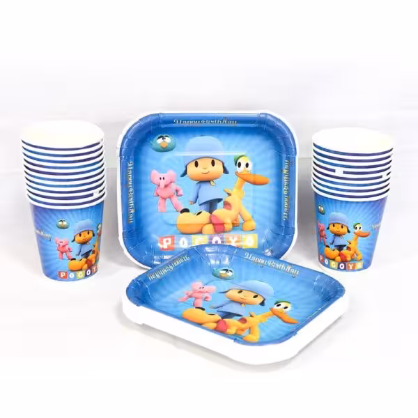 بشقاب لیوان طرح پوکویو