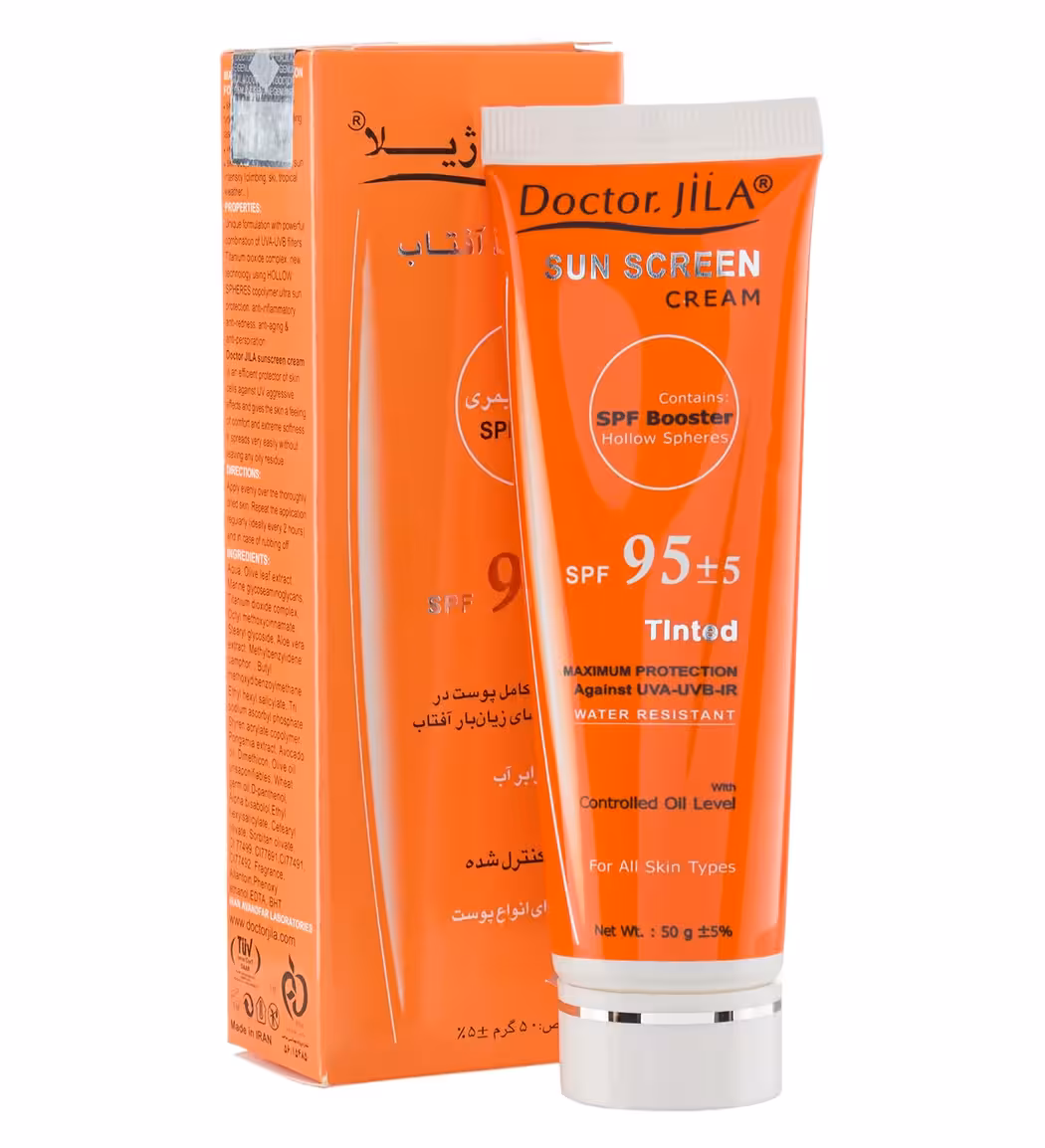 دکتر ژیلا کرم ضد آفتاب SPF95 رنگی 50 میلی لیتر - داروکاو