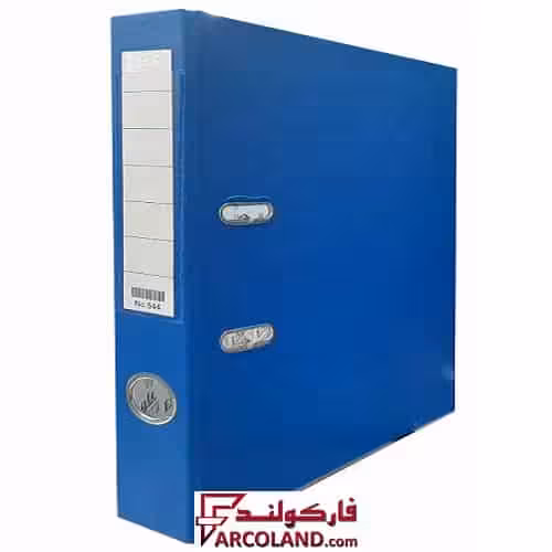 زونکن آبی سایز A4 کتان 7.5 سانتی متر سایز A4 بسته 20 عددی