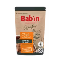 پوچ گربه بالغ مرغ برند Babin بابین 80 گرمی