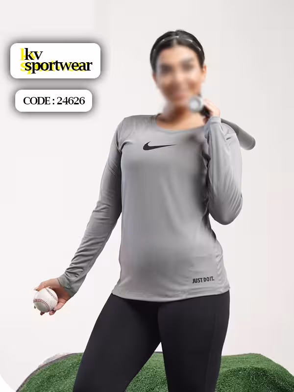 بلوز آستین بلند ورزشی زنانه NIKE کد 001
