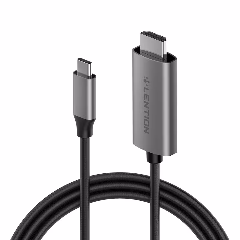 کابل تبدیل USB-C به HDMI لنشن مدل CU-707H NA 4K 60HZطول 1.8متر