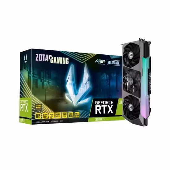 کارت گرافیک زوتک مدل Zotac Gaming GeForce RTX 3070 Ti AMP Extreme Holo 8GB