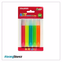 چسب اکلیلی اسکول فنس 5 رنگ پاستلی