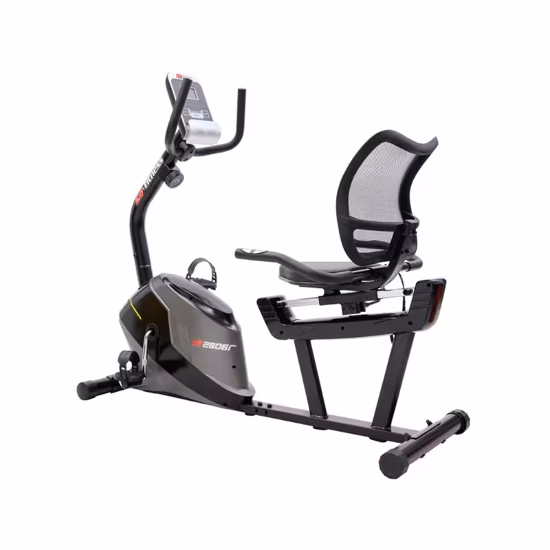 دوچرخه ثابت خانگی پشتی دار ال اس فیتنس مدل ST2806R