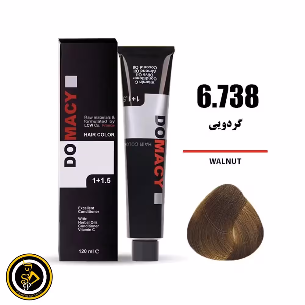 رنگ مو گردویی دوماسی شماره 6.738