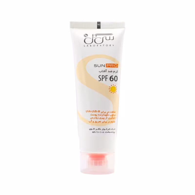 کرم ضد آفتاب SPF60 مناسب انواع پوست 50 میلی لیتر سی گل