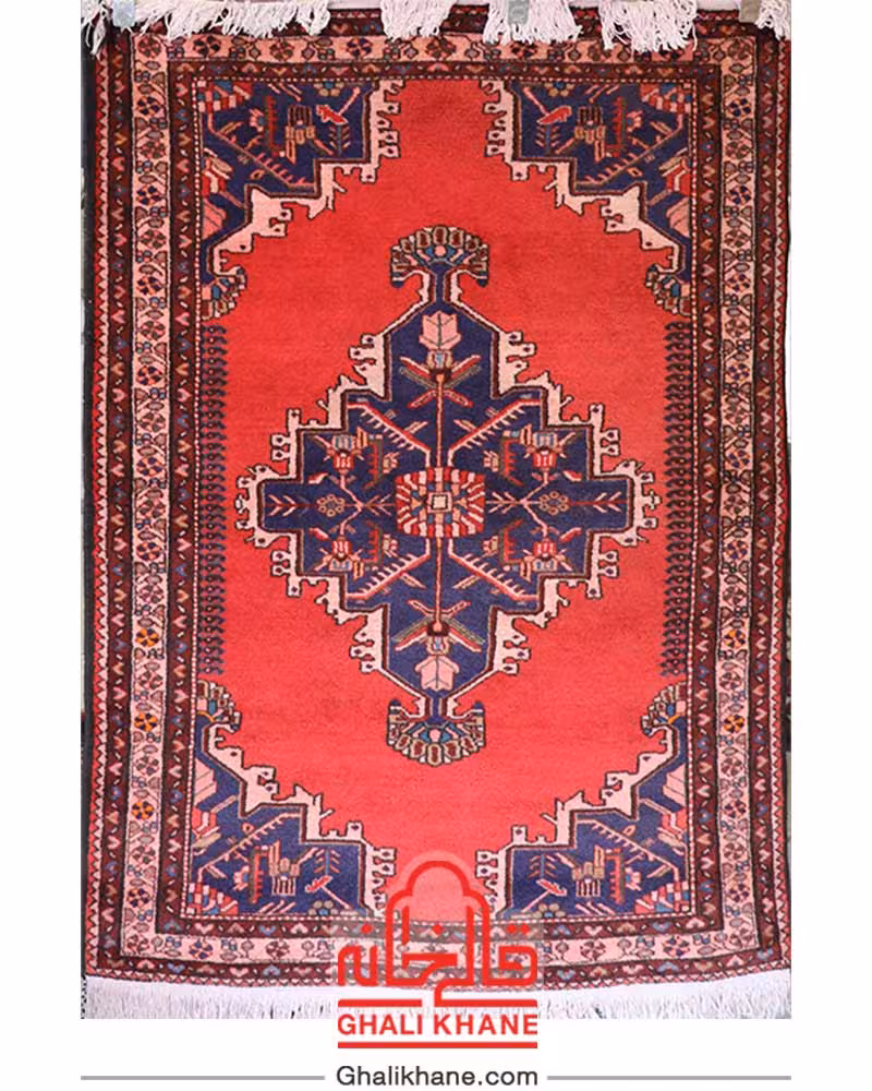 فرش دستبافت ساوه نقشه پنجه گربه ای