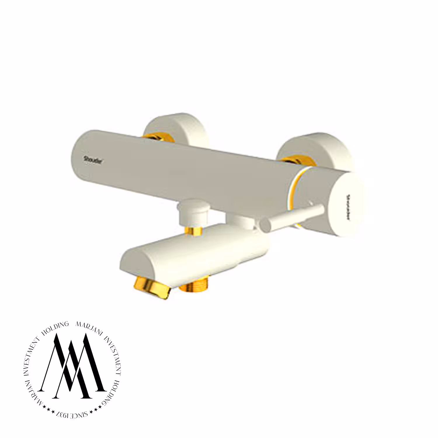 شیر حمام شودر مدل مارینو (شیری طلا)