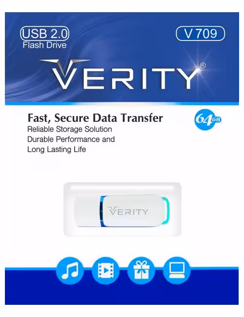 فلش مموری وریتی مدل V709 ظرفیت 64 گیگابایت