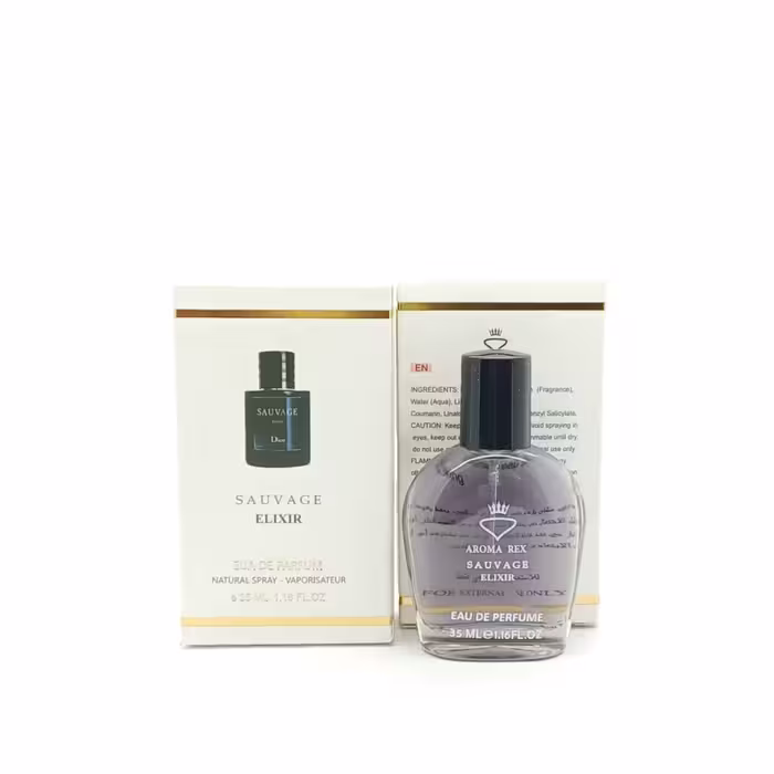 ادکلن مردانه آروما رکس مدل دیور ساواج الکسیر Dior Sauvage Elixir حجم 35 میلی لیتر