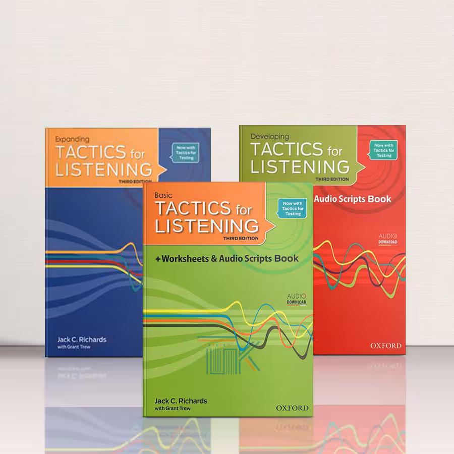 پک 3 جلدی کتاب تکتیکس فور لسنینگ ویرایش سوم | Tactics For Listening 3rd Edition Pack | خرید کتاب زبان | خرید لوازم التحریر | چی کتاب | بالاترین تخفیف و ارسال رایگان