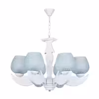 لوستر شش شعله چشمه نور کد G601/6-WT