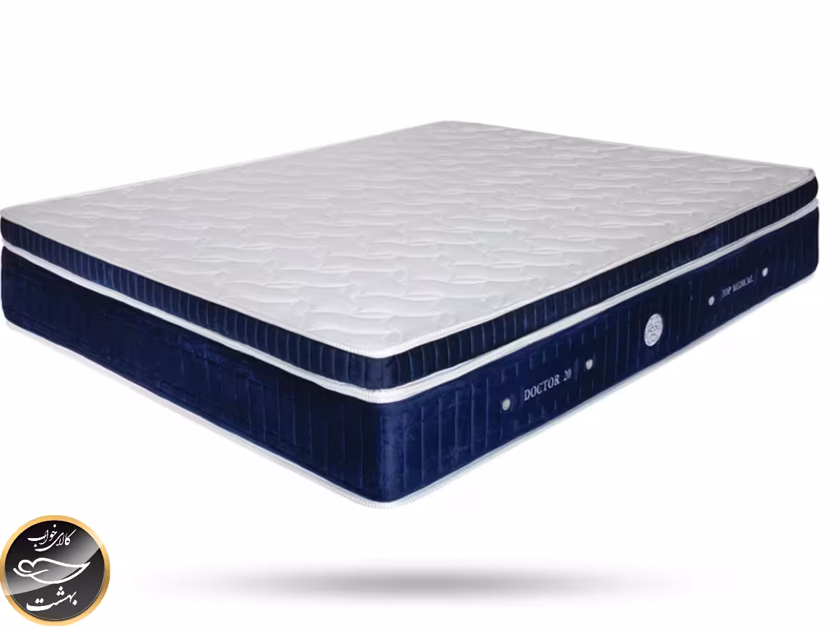 تشک تاپ مدیکال پلاس دو نفره سایز 180x200 سانتی متر (فول طبی - بدون فنر)