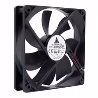 فن 12V سه سیمه سایز 12×12 ضخامت 2.5cm مارک DELTA مدل AUB1212M