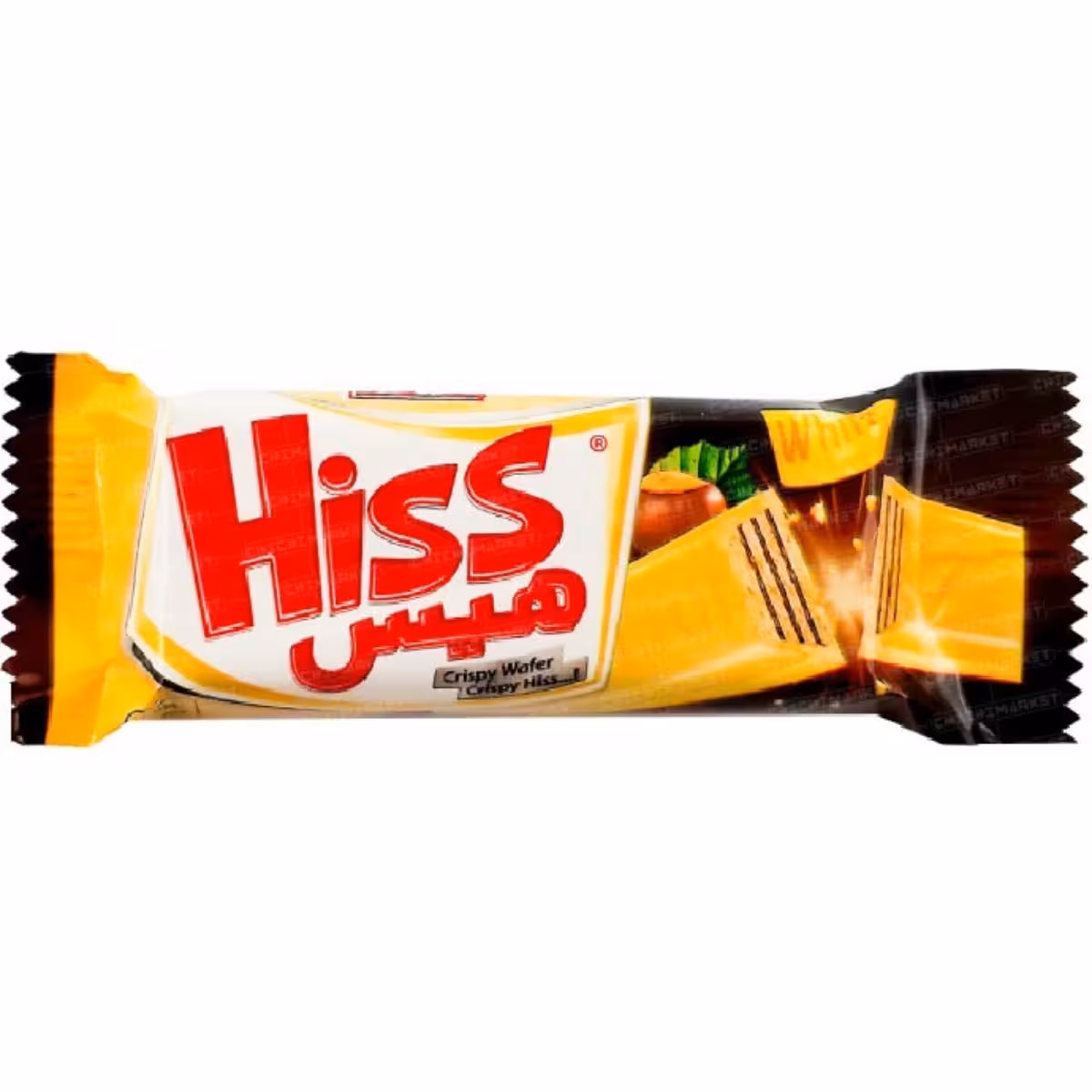 شکلات سفید با مغزی ویفر فندقی هیس شیرین عسل 21 گرمی